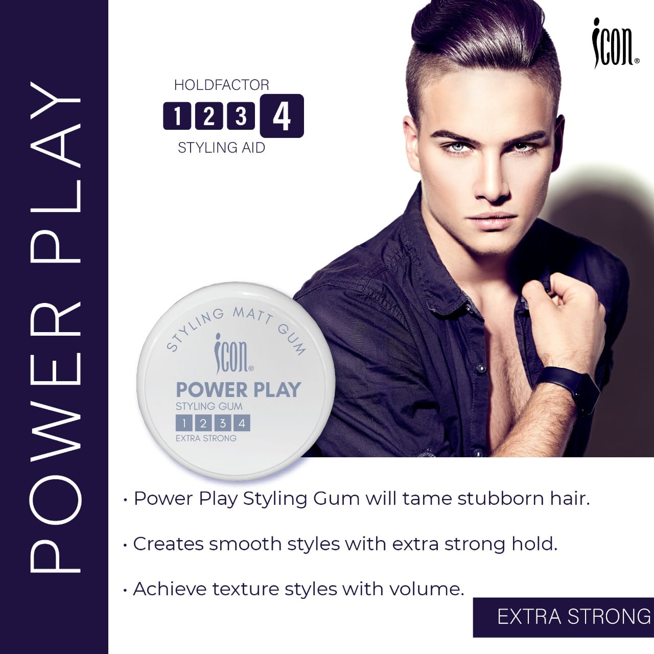 Power play matt gum 125ml