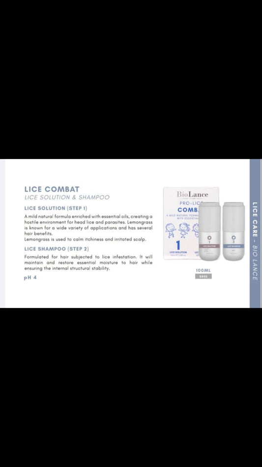 Bio Lance (lice care)Lice solution and shampoo 100ml