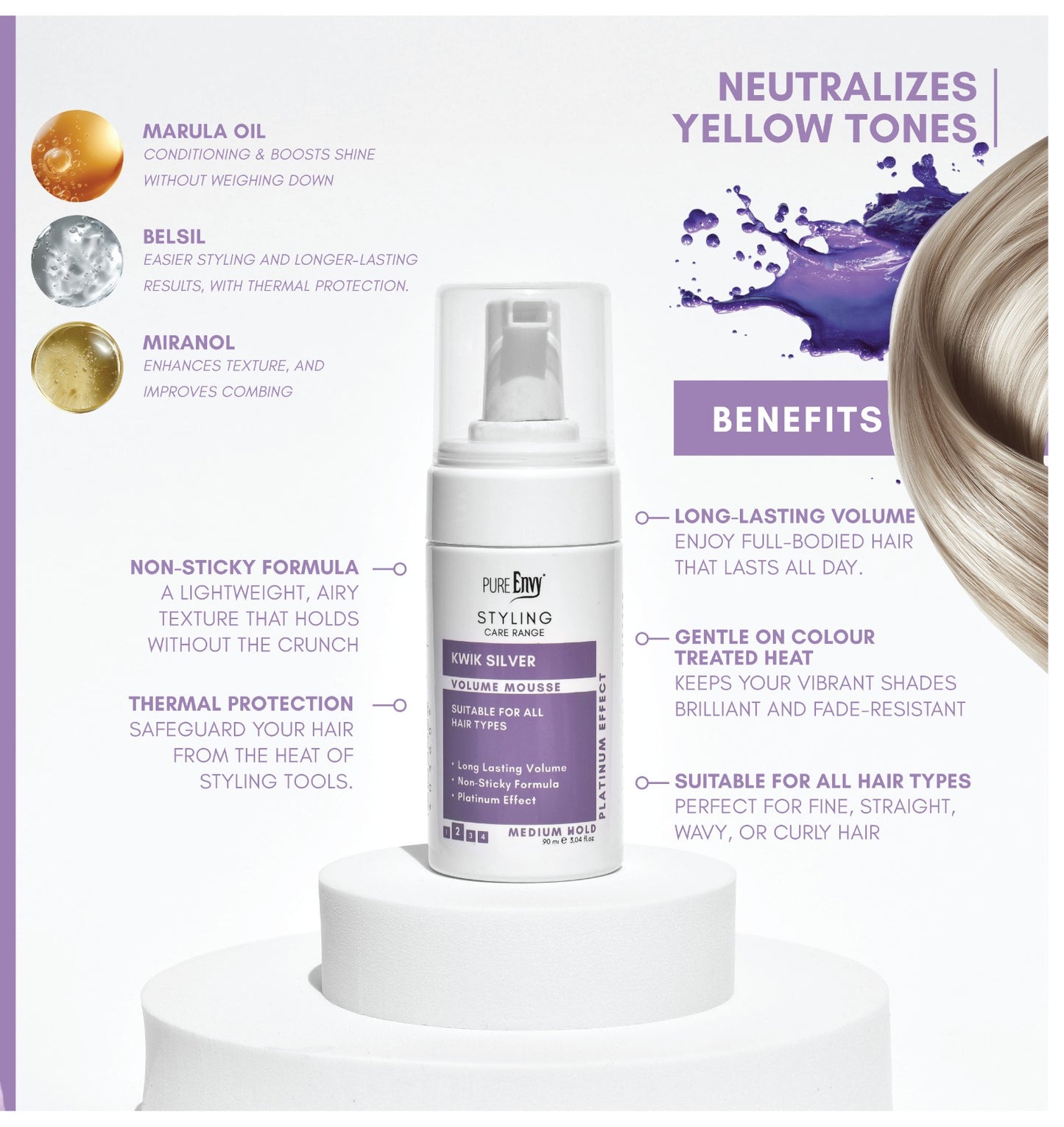 Kwik Silver Mousse 90ml