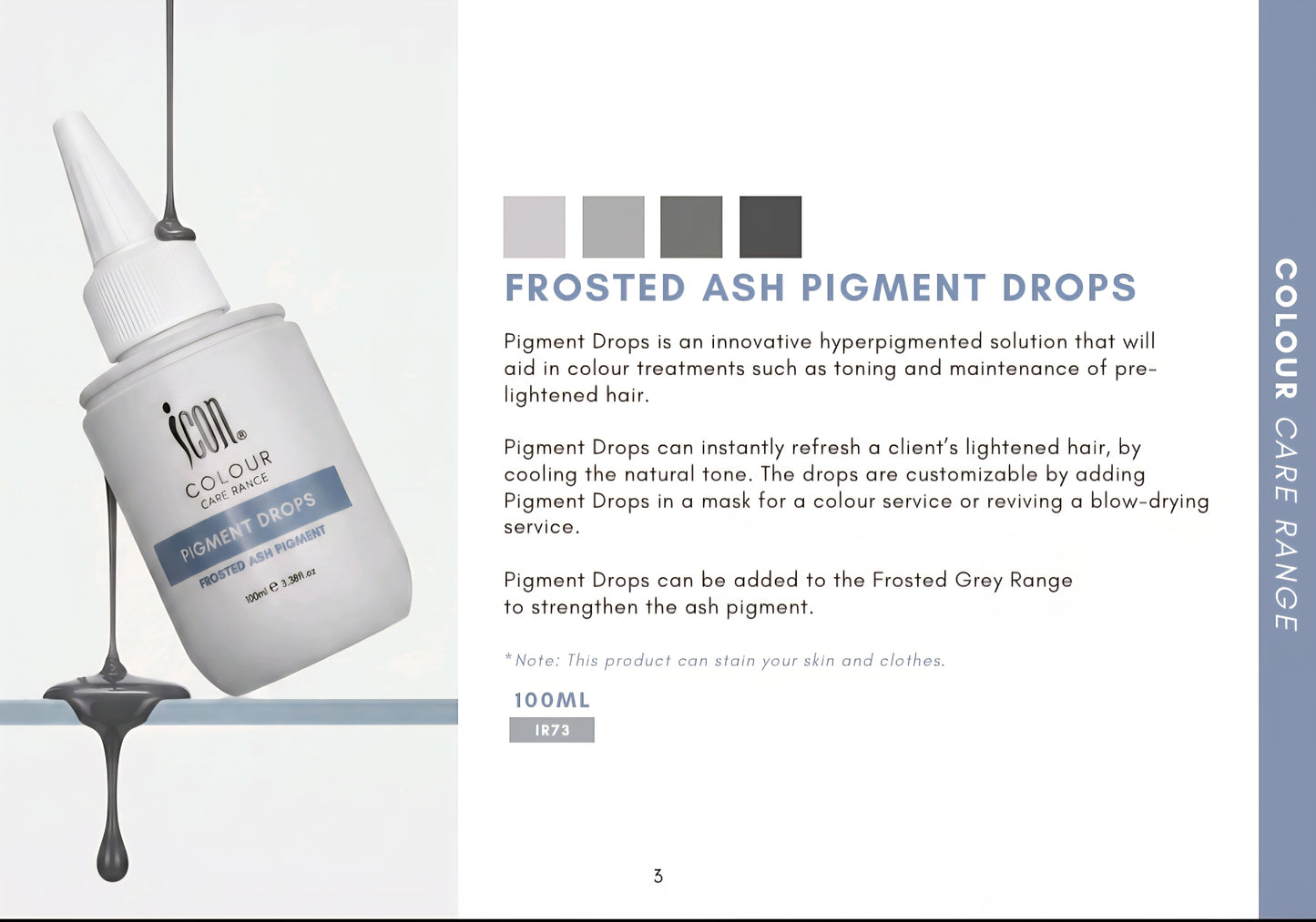 Ash pigment drops 100ml