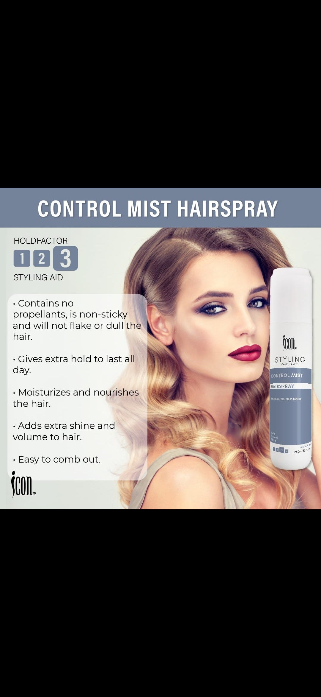 Control mist hairspray 250ml