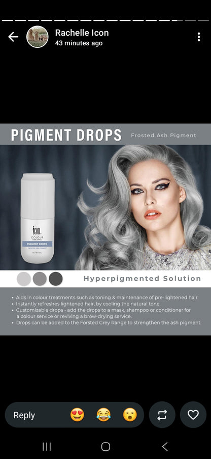 Ash pigment drops 100ml